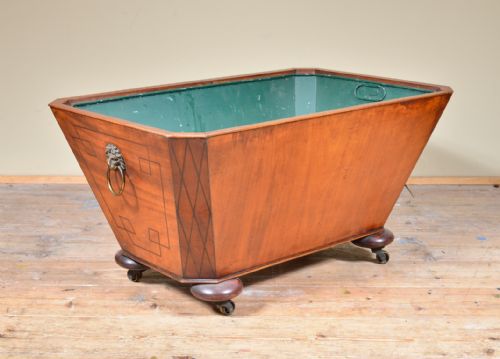 A REGENCY FLAME MAHOGANY WINE COOLER C1820 - ADDITIONAL PHOTO 11