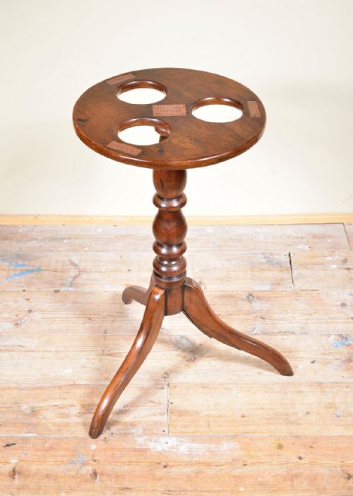 A RARE MAHOGANY FAY CE QUE VOUDRAIS DO WHAT YOU WILL DECANTER DRINKS TABLE 19TH C - ADDITIONAL PHOTO 2