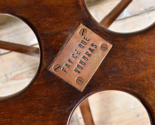 A RARE MAHOGANY FAY CE QUE VOUDRAIS DO WHAT YOU WILL DECANTER DRINKS TABLE 19TH C - ADDITIONAL PHOTO 7