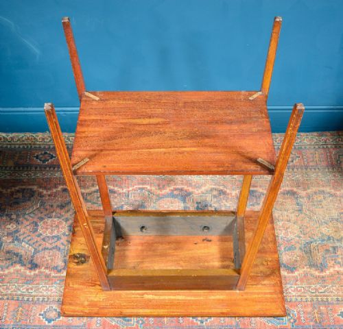 AN EDWARDIAN INLAID MAHOGANY LAMP OCCASIONAL TABLE C1905 - ADDITIONAL PHOTO 8
