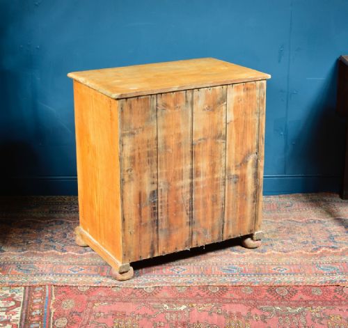 A SMALL VICTORIAN PINE CHEST OF DRAWERS C1860 - ADDITIONAL PHOTO 9