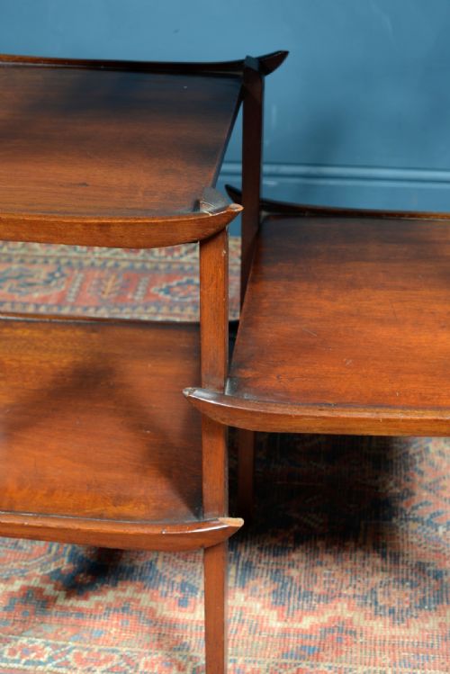 AN ANGLO JAPANESE WALNUT FOUR TIER TABLE AFTER A DESIGN BY EW GODWIN C1890 - ADDITIONAL PHOTO 7