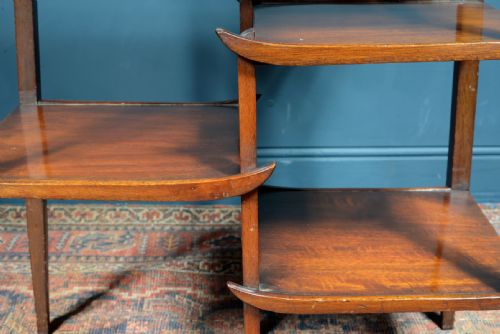 AN ANGLO JAPANESE WALNUT FOUR TIER TABLE AFTER A DESIGN BY EW GODWIN C1890 - ADDITIONAL PHOTO 9