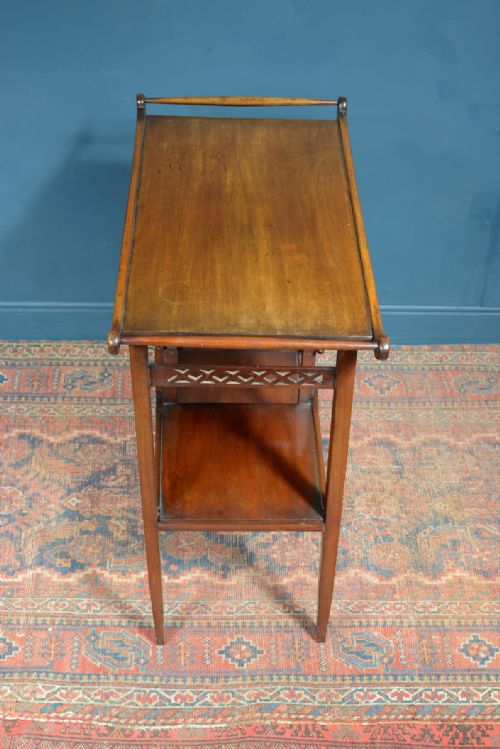 AN ANGLO JAPANESE WALNUT FOUR TIER TABLE AFTER A DESIGN BY EW GODWIN C1890 - ADDITIONAL PHOTO 11