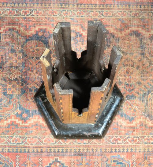 A SYRIAN OR MOORISH INLAID OCTAGONAL TABLE C1920 - ADDITIONAL PHOTO 6