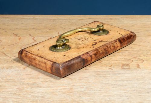 A RARE GEORGE III MAHOGANY PAPERWEIGHT C1790 - ADDITIONAL PHOTO 3