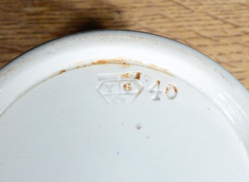 A VICTORIAN PINK PORCELAIN VASELINE APOTHECARY JAR WITH GILT LABEL C1880 - ADDITIONAL PHOTO 4