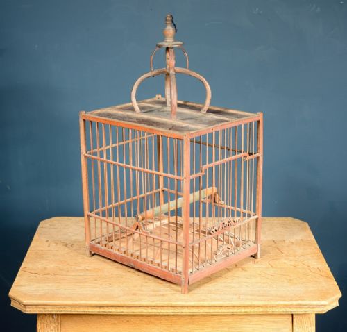 AN ANTIQUE CHINESE BIRDCAGE C1890 - ADDITIONAL PHOTO 1