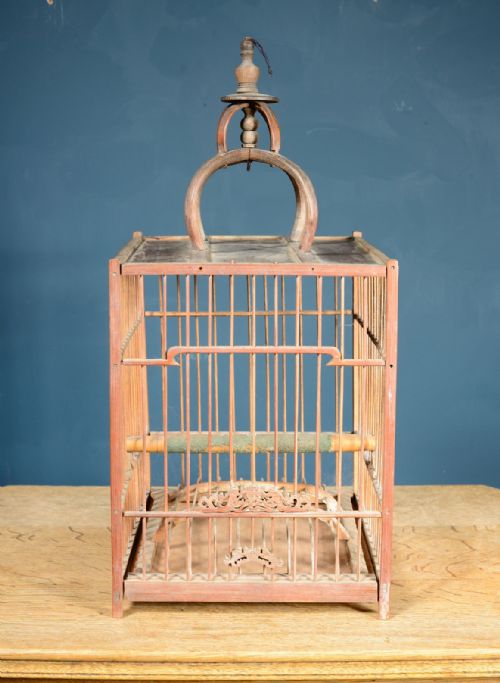 AN ANTIQUE CHINESE BIRDCAGE C1890 - ADDITIONAL PHOTO 3