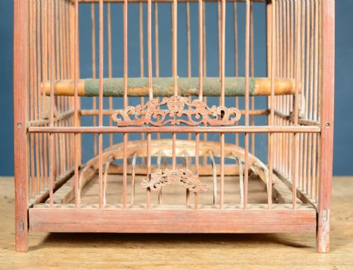 AN ANTIQUE CHINESE BIRDCAGE C1890 - ADDITIONAL PHOTO 4