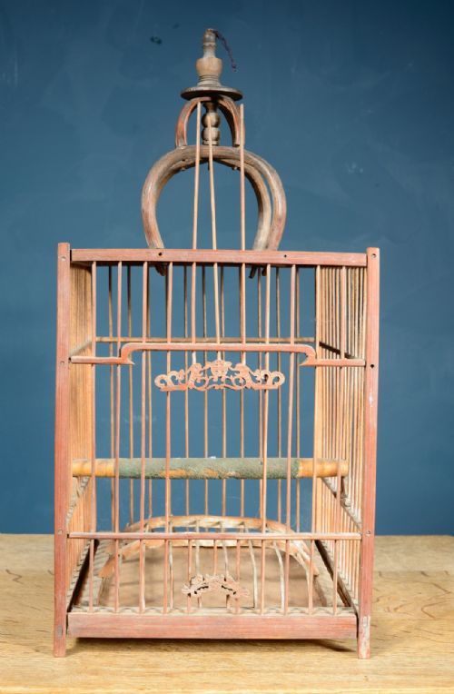 AN ANTIQUE CHINESE BIRDCAGE C1890 - ADDITIONAL PHOTO 5