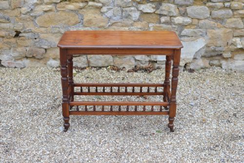 AN VICTORIAN AESTHETIC MOVEMENT WALNUT TABLE C1870 - ADDITIONAL PHOTO 1