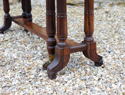 A WILLIAM IV ROSEWOOD SUTHERLAND TABLE C1835 - ADDITIONAL PHOTO 1