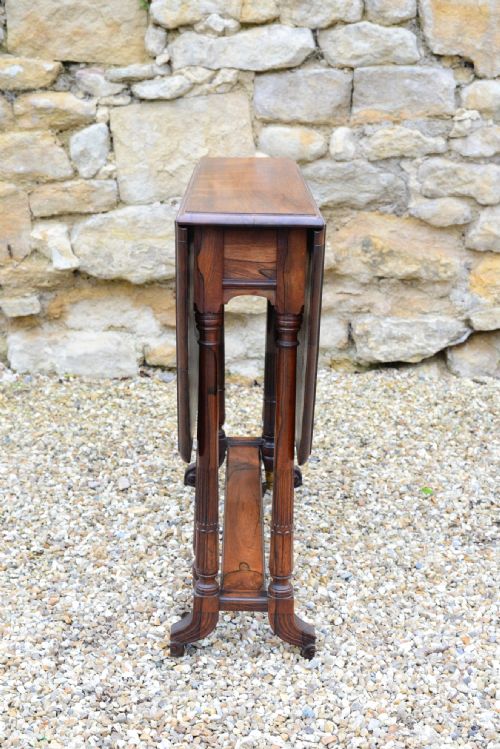 A WILLIAM IV ROSEWOOD SUTHERLAND TABLE C1835 - ADDITIONAL PHOTO 2