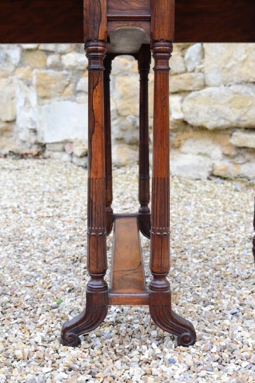 A WILLIAM IV ROSEWOOD SUTHERLAND TABLE C1835 - ADDITIONAL PHOTO 8