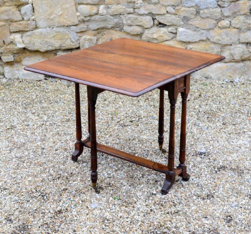 A WILLIAM IV ROSEWOOD SUTHERLAND TABLE C1835 - ADDITIONAL PHOTO 13