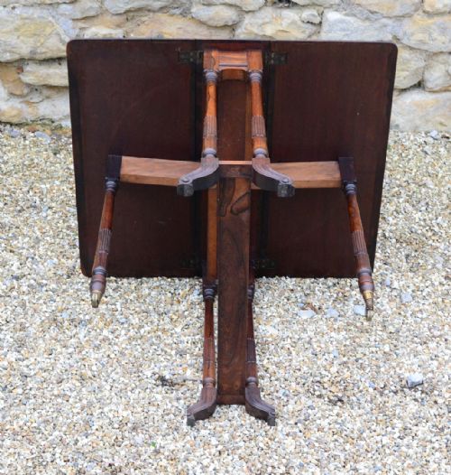 A WILLIAM IV ROSEWOOD SUTHERLAND TABLE C1835 - ADDITIONAL PHOTO 14
