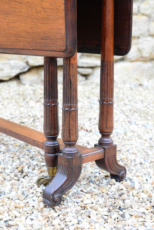A WILLIAM IV ROSEWOOD SUTHERLAND TABLE C1835 - ADDITIONAL PHOTO 16