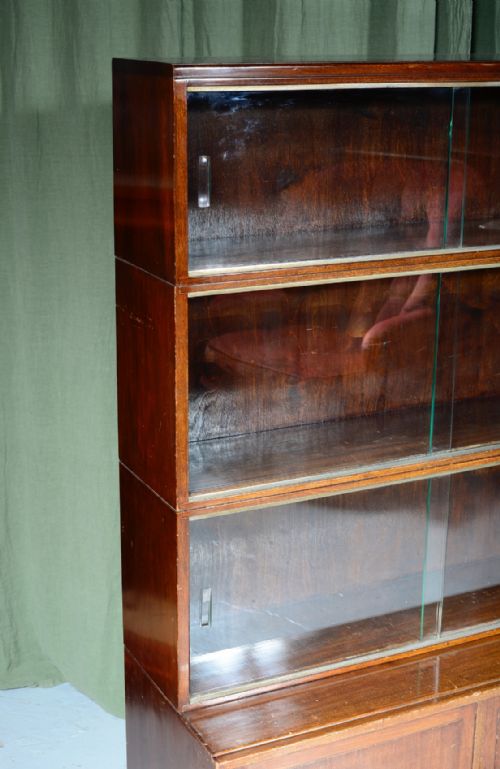A PAIR OF ART DECO MODULAR BOOKCASES BY MINTY OF OXFORD C1930 - ADDITIONAL PHOTO 12