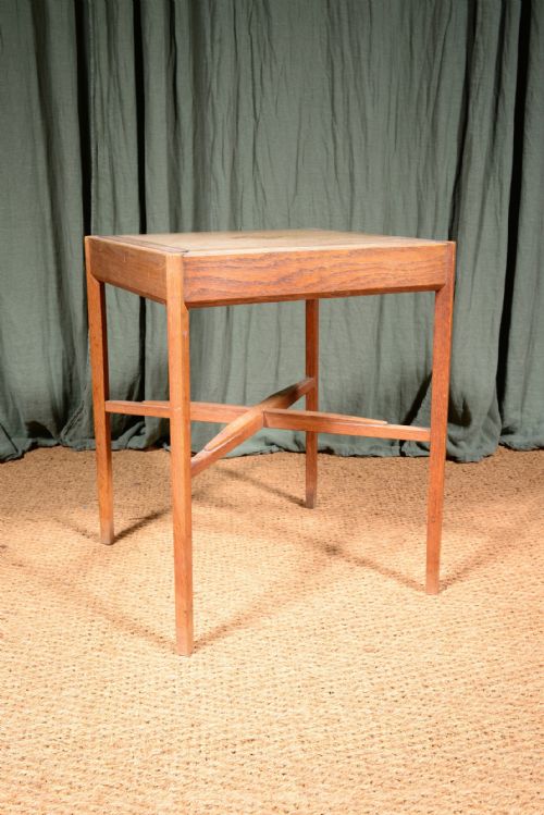 A COTSWOLD SCHOOL OAK AND SPECIMEN WOOD PARQUETRY TABLE C1930 - ADDITIONAL PHOTO 6