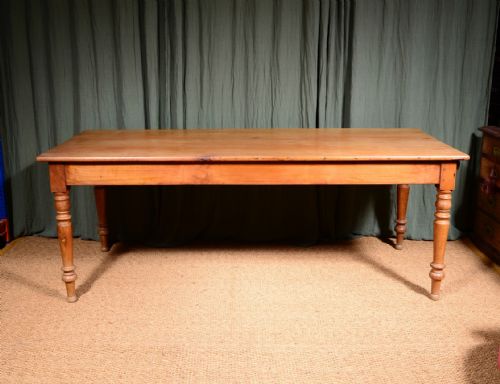 A FRENCH CHERRY WOOD FARMHOUSE DINING TABLE C1870 - ADDITIONAL PHOTO 7