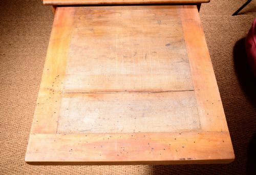 A FRENCH CHERRY WOOD FARMHOUSE DINING TABLE C1870 - ADDITIONAL PHOTO 10