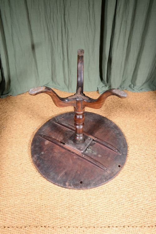A GEORGIAN MAHOGANY TRIPOD TABLE WITH A ONE PIECE TOP C1770 - ADDITIONAL PHOTO 7