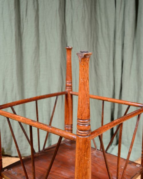 AN AESTHETIC MOVEMENT WALNUT TWO TIER TABLE TO A DESIGN BY EW GODWIN C1870 - ADDITIONAL PHOTO 7