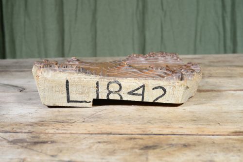 A LIBERTY CO SILK PRINTING BLOCK FROM MERTON ABBEY C1860 - ADDITIONAL PHOTO 2
