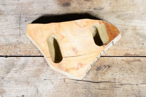 A LIBERTY CO SILK PRINTING BLOCK FROM MERTON ABBEY C1860 - ADDITIONAL PHOTO 3