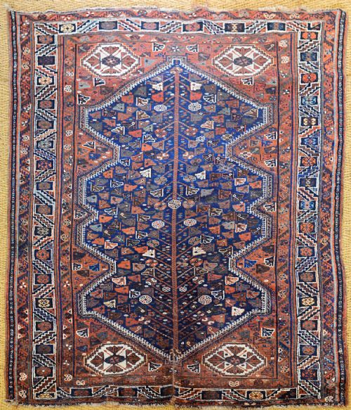 AN ANTIQUE CAUCASIAN RUG C1900 - ADDITIONAL PHOTO 7