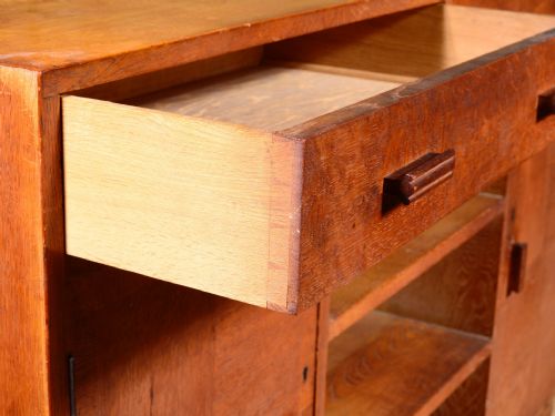 AN OAK SIDEBOARD ATTRIBUTED TO SIR AMBROSE HEAL FOR HEAL SON C1932 - ADDITIONAL PHOTO 20