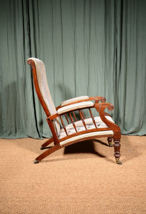 a victorian rosewood armchair possibly philip webb for morris co c186570 - CATEGORY: ANTIQUE CHAIRS - DATED 19TH CENTURY