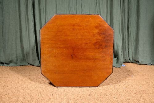 A WALNUT OCTAGONAL BOOK TABLE PROBABLY HEAL'S C1930 - ADDITIONAL PHOTO 5