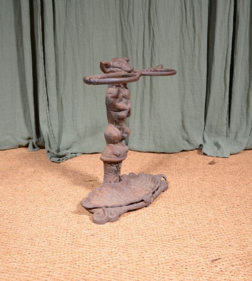 A CAST IRON STICK STAND TO A DESIGN BY COALBROOKDALE C1920 - ADDITIONAL PHOTO 1