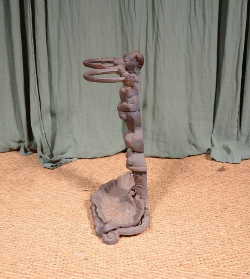 A CAST IRON STICK STAND TO A DESIGN BY COALBROOKDALE C1920 - ADDITIONAL PHOTO 2