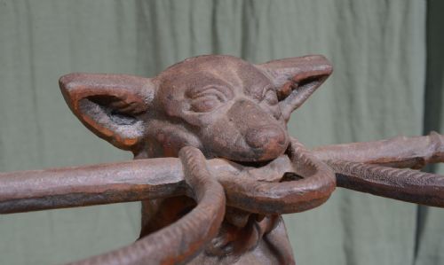 A CAST IRON STICK STAND TO A DESIGN BY COALBROOKDALE C1920 - ADDITIONAL PHOTO 5