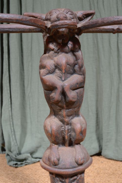 A CAST IRON STICK STAND TO A DESIGN BY COALBROOKDALE C1920 - ADDITIONAL PHOTO 6