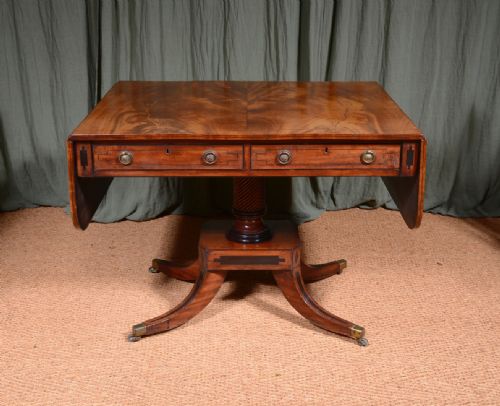 A REGENCY MAHOGANY SOFA TABLE C1820 - ADDITIONAL PHOTO 1