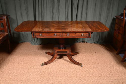 A REGENCY MAHOGANY SOFA TABLE C1820 - ADDITIONAL PHOTO 2