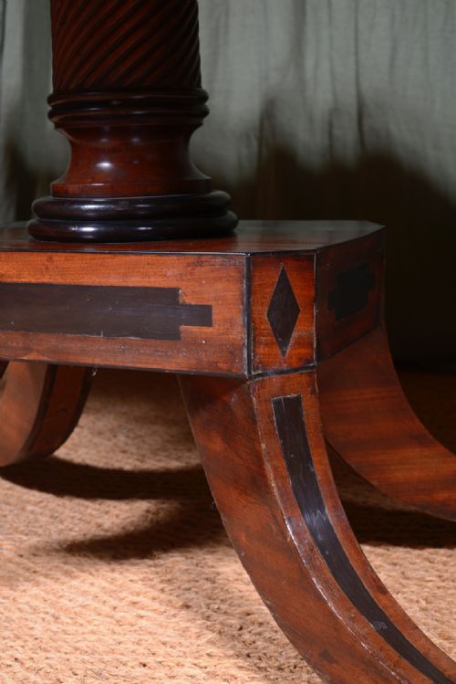A REGENCY MAHOGANY SOFA TABLE C1820 - ADDITIONAL PHOTO 5