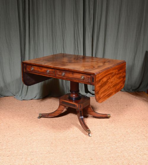 A REGENCY MAHOGANY SOFA TABLE C1820 - ADDITIONAL PHOTO 8