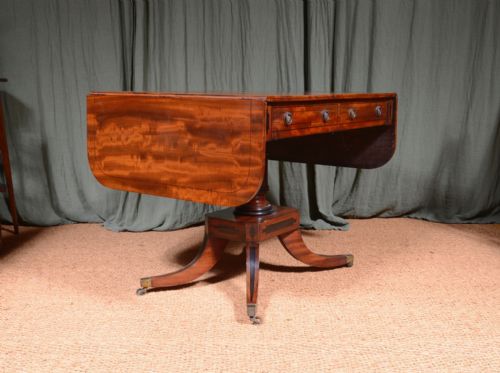 A REGENCY MAHOGANY SOFA TABLE C1820 - ADDITIONAL PHOTO 9