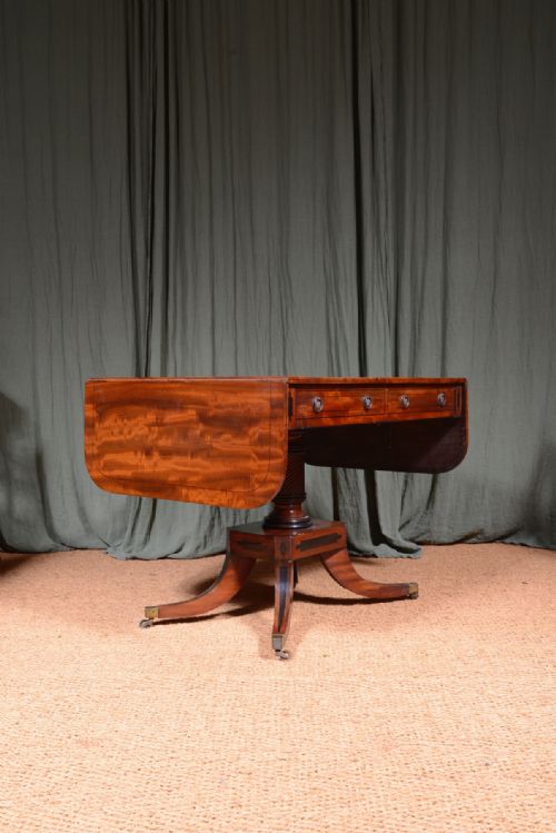 A REGENCY MAHOGANY SOFA TABLE C1820 - ADDITIONAL PHOTO 11