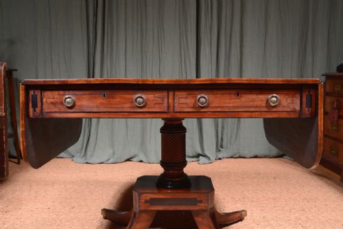 A REGENCY MAHOGANY SOFA TABLE C1820 - ADDITIONAL PHOTO 12