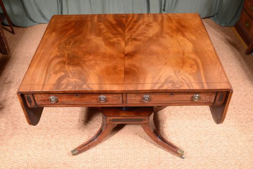 A REGENCY MAHOGANY SOFA TABLE C1820 - ADDITIONAL PHOTO 13