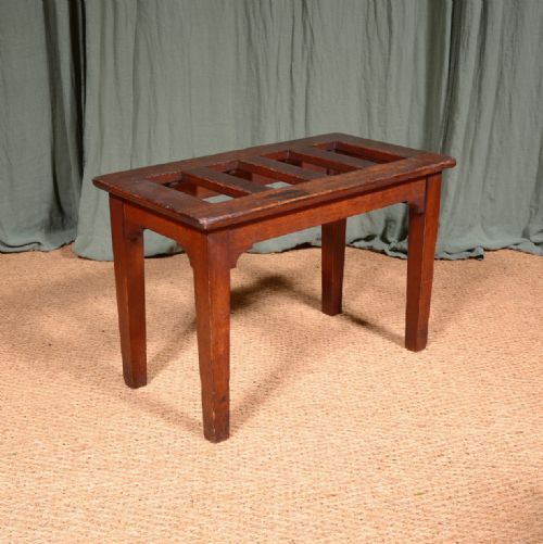 a victorian oak luggage rack c1870 - CATEGORY: ANTIQUE MISCELLANEOUS - DATED 1870