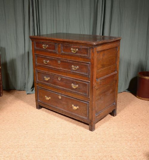 A 17TH CENTURY OAK CHEST OF DRAWERS C1690 - ADDITIONAL PHOTO 8