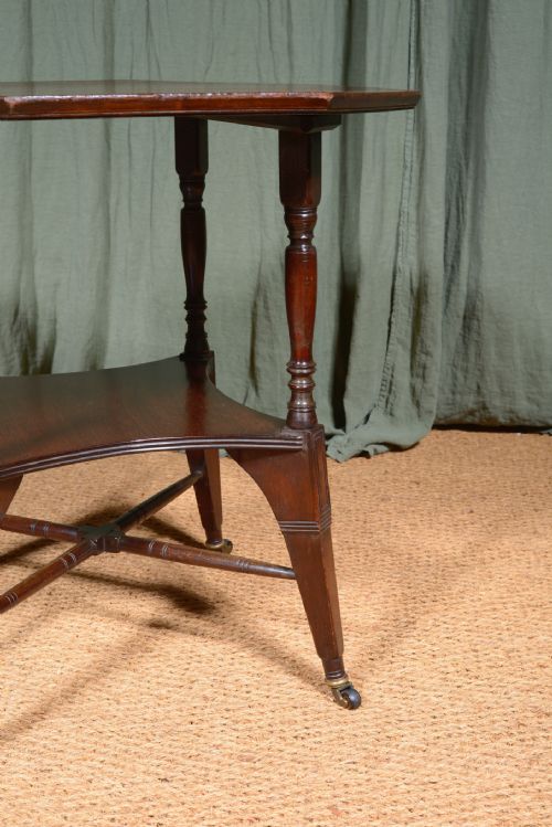 AN AESTHETIC MOVEMENT OCTAGONAL MAHOGANY TABLE ATTRIBUTED TO SHOOLBRED C1880 - ADDITIONAL PHOTO 5