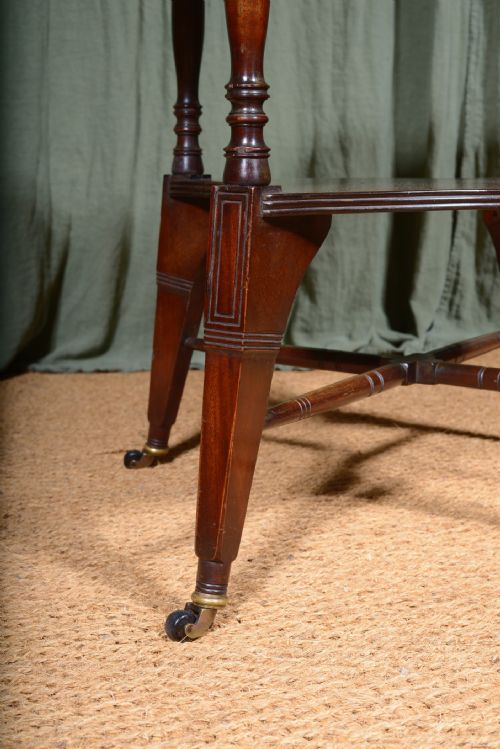 AN AESTHETIC MOVEMENT OCTAGONAL MAHOGANY TABLE ATTRIBUTED TO SHOOLBRED C1880 - ADDITIONAL PHOTO 6